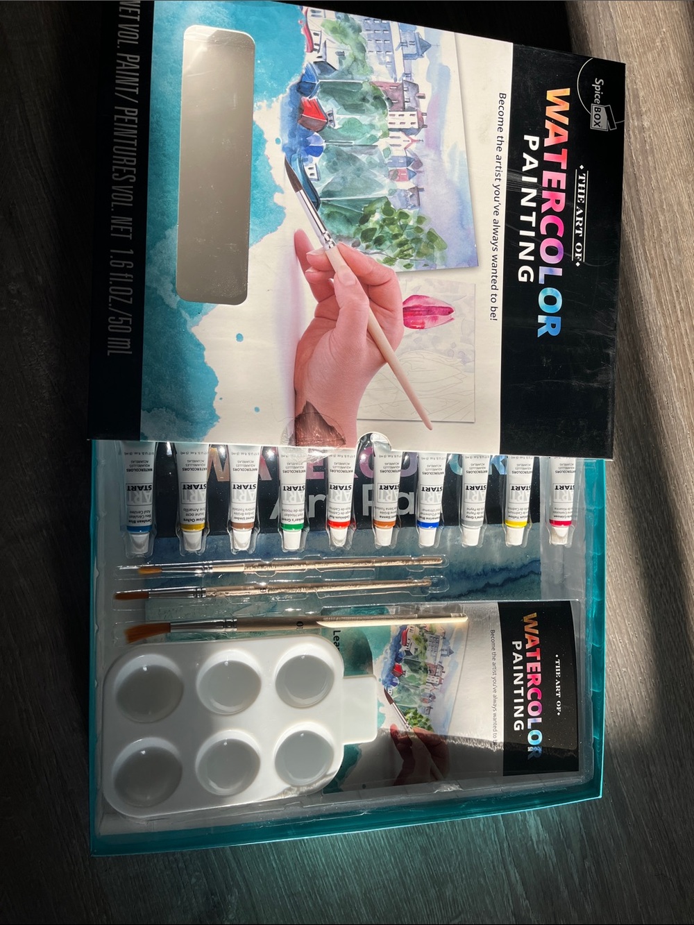The Art of Color Watercolor Painting Set - Multicolor